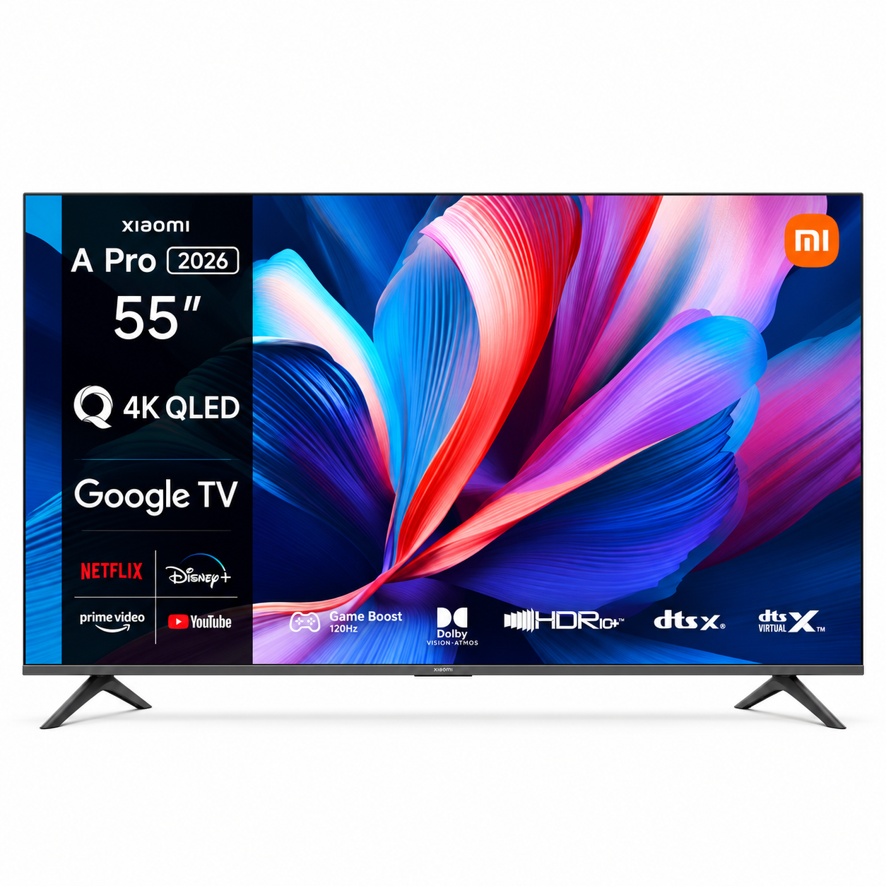 Televisor Xiaomi A Pro 55 pulgadas completo